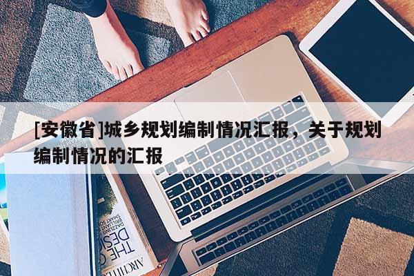 [安徽省]城乡规划编制情况汇报，关于规划编制情况的汇报