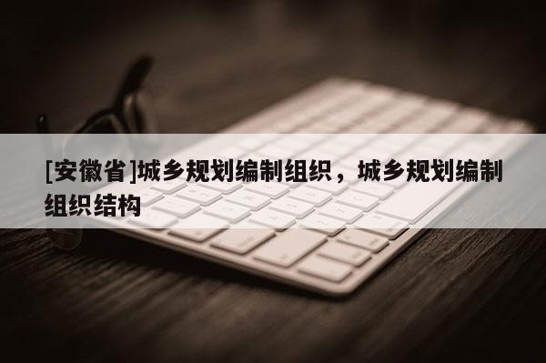 [安徽省]城乡规划编制组织，城乡规划编制组织结构
