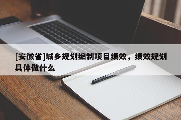 [安徽省]城乡规划编制项目绩效，绩效规划具体做什么