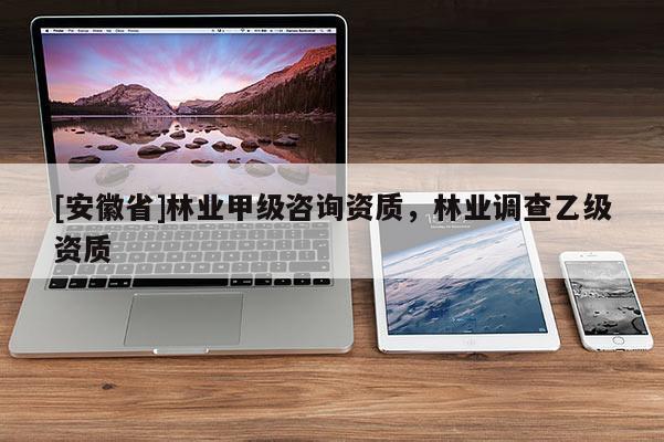 [安徽省]林业甲级咨询资质，林业调查乙级资质