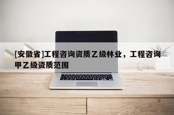 [安徽省]工程咨询资质乙级林业，工程咨询甲乙级资质范围