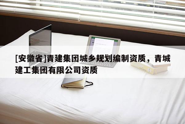 [安徽省]青建集团城乡规划编制资质，青城建工集团有限公司资质