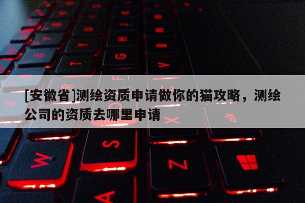 [安徽省]测绘资质申请做你的猫攻略，测绘公司的资质去哪里申请