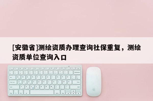 [安徽省]测绘资质办理查询社保重复，测绘资质单位查询入口