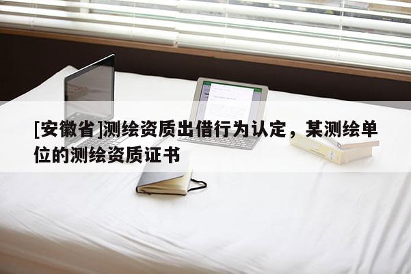 [安徽省]测绘资质出借行为认定，某测绘单位的测绘资质证书