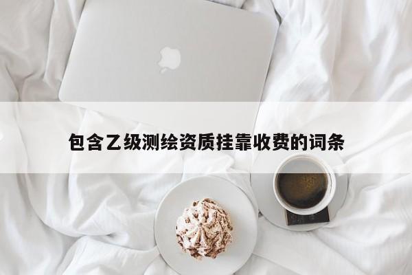 包含乙级测绘资质 *** 收费的词条