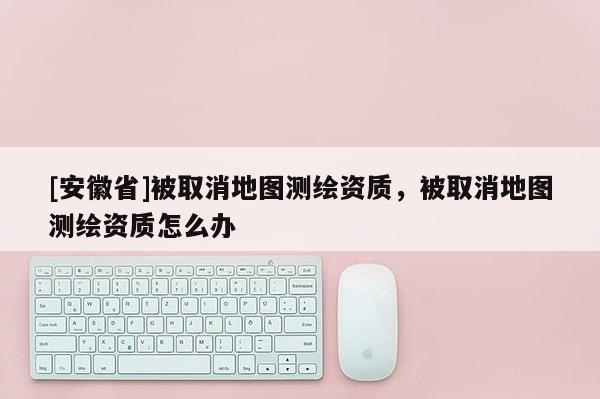 [安徽省]被取消地图测绘资质，被取消地图测绘资质怎么办