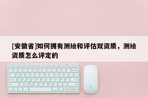 [安徽省]如何拥有测绘和评估双资质，测绘资质怎么评定的